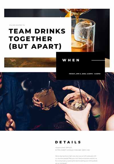 Cocktail Party Sample Template