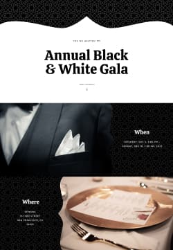 Business - Charity Event - Elegant Invitation