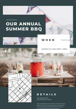 Seasonal - Summer BBQ - Classic Invitation