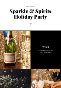 Seasonal - Holiday Party - Gallery Invitation